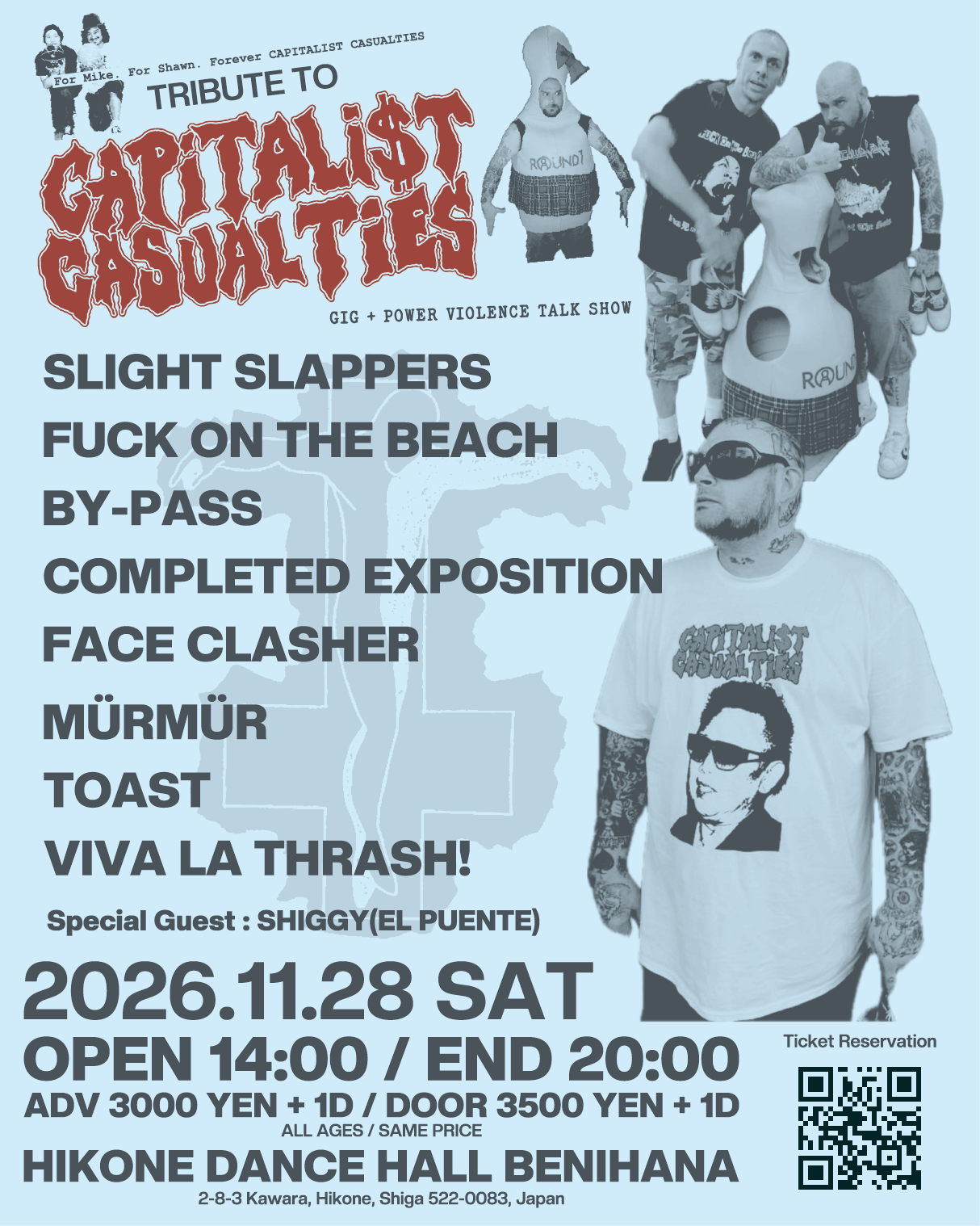 Capitalist Casualties Tribute to hit Japan