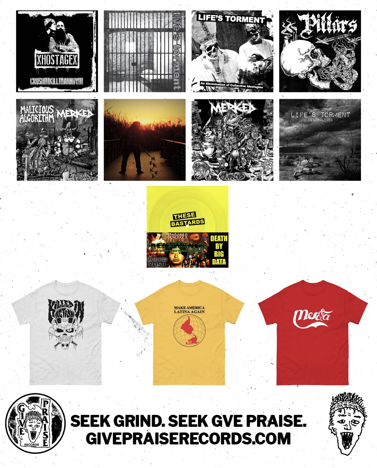 New Mailorder Titles: Headsplit Records, Goat Power Recreation, Laja Records and Killed In Action