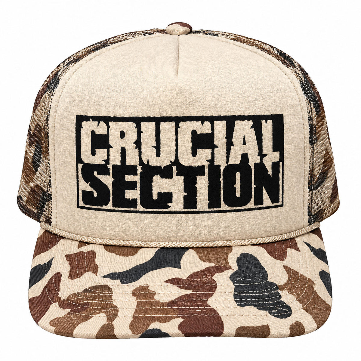Crucial Section 'Logo' trucker hat