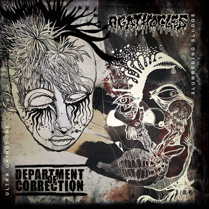 Department Of Correction / Agathocles 'Split' LP - Give Praise Records
