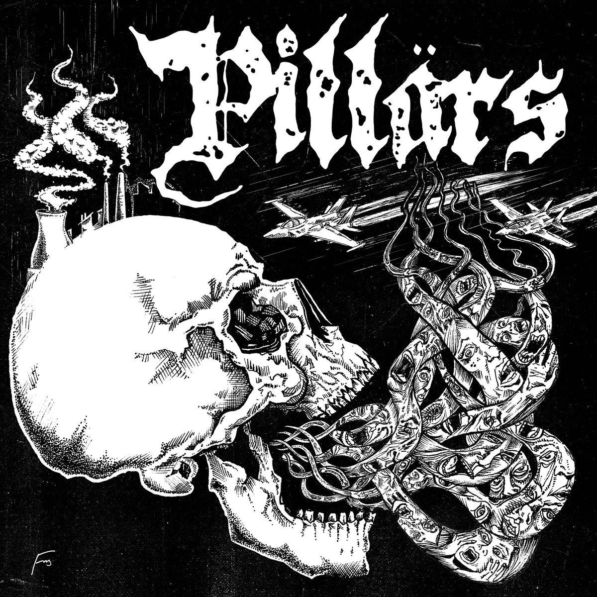 Merked / Pillars - Split 7"