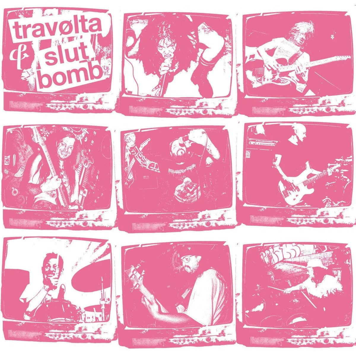 Travolta / Slutbomb 'Split' LP - Give Praise Records